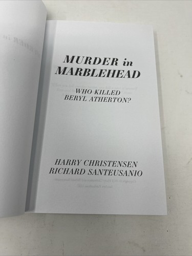 Murder In Marblehead Who Killed Beryl  Atherton?   You Solve it! - Bild 3 von 24