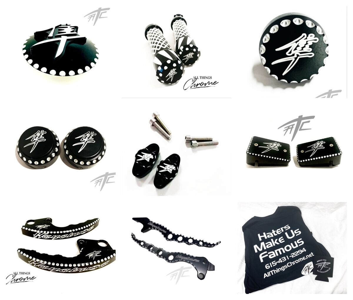 HAKU BLACK×CLEAR HAYABUSA BLACK CONTRAST CUT DASH ACCESSORIES