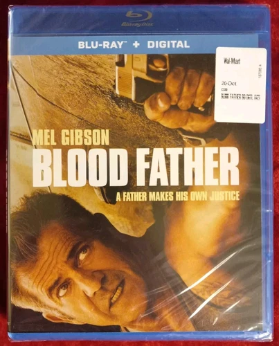 Blood Father (Blu-ray, 2020) Mel Gibson - New Sealed - Digital Code Expired 