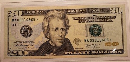 2013 $20 DOLLAR *STAR* Note FEDERAL RESERVE NOTE VF CONDITION - Picture 3 of 4