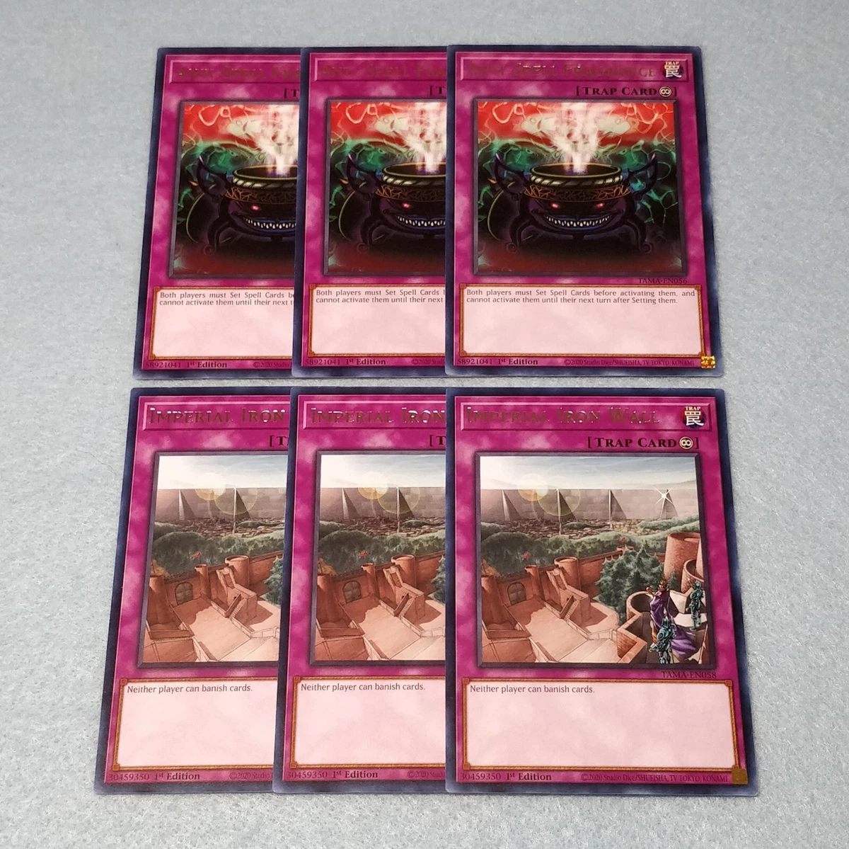 Yu-Gi-Oh! Anti-Spell Fragrance X3 - Powerful Rare Card, 1st Edition, Near  Mint Condition