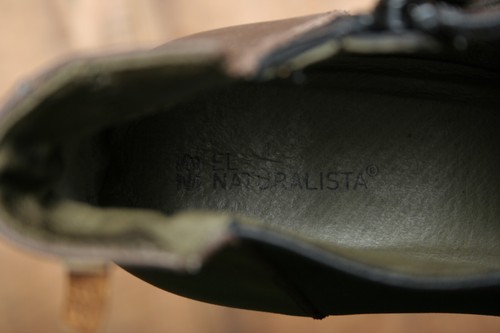 EL NATURALISTA 'Colibri' Black & Brown Leather Heeled Booties EU 39 ≈ US 8.5 - Picture 10 of 11