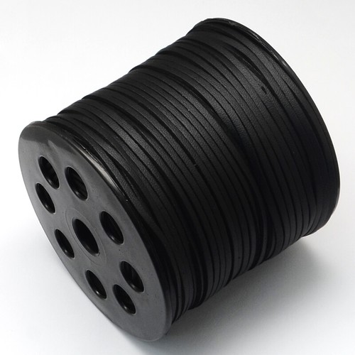 98yard/roll Faux Suede Cord Micro-Fiber Imitation Leather Suede Lace Mutli-Color - Picture 4 of 68