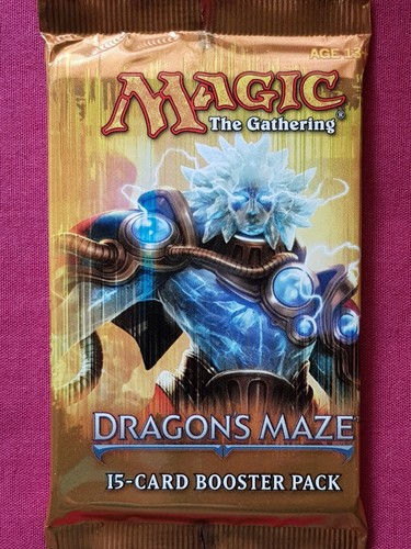 Magic The Gathering DRAGON'S MAZE New Sealed Booster Pack MTG - Picture 2 of 4