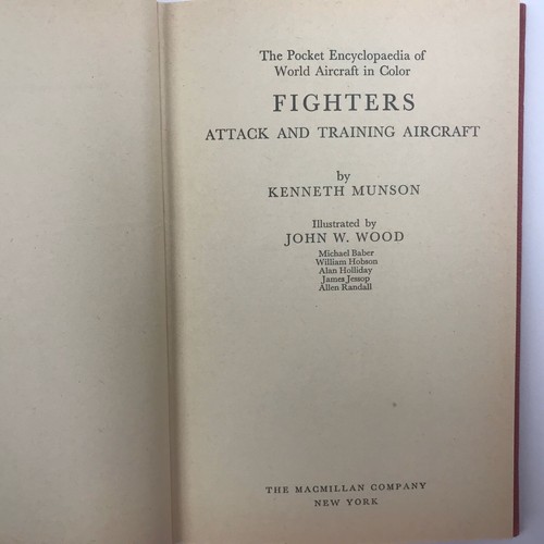 Aircraft Fighters Vintage 1967 Pocket Encyclopedia Attack & Training by Munson - Picture 2 of 7