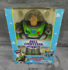 Original Toy Story Buzz Lightyear Ultimate Talking Action Figure Thinkway READ