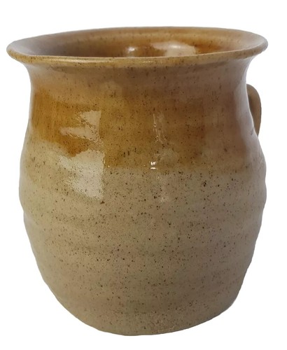 HANDMADE Pretty Ugly Mug Stoneware Brown Glaze Made In Wales H9cm Vgc - Picture 4 of 11