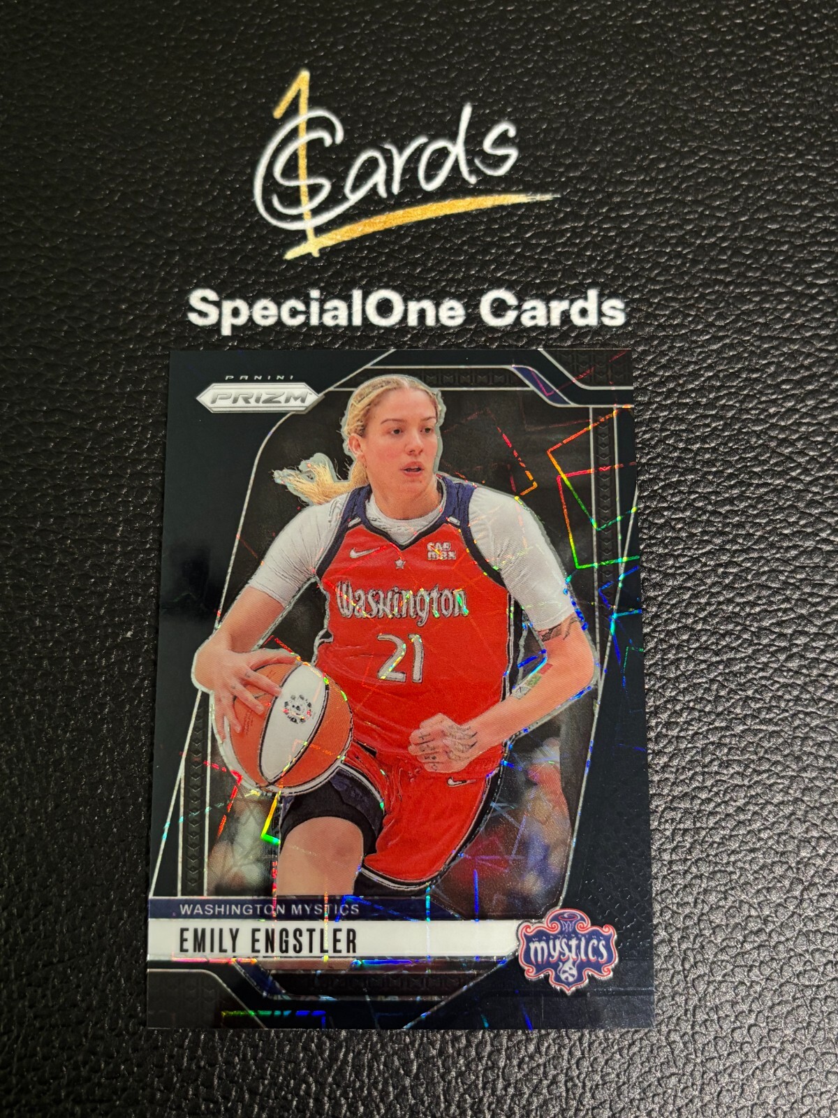 2024 Panini WNBA Prizm Emily Engstler /39 Base Black Velocity-WILL21
