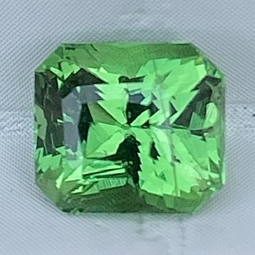Natural Green Tsavorite 1.53 Cts Radiant Cut Loose Gemstone Jewelry Gift