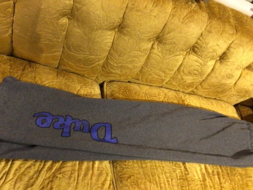Colosseum Athletics~Boyfriend Cut~Relaxed Slouchy Fit~DUKE Grey Sweats XL Women - Picture 6 of 8