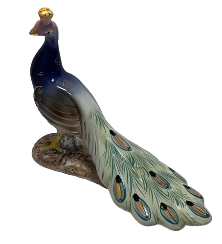 Alcobaca - Made in Portugal, Figurine paon, céramique - Photo 6/11