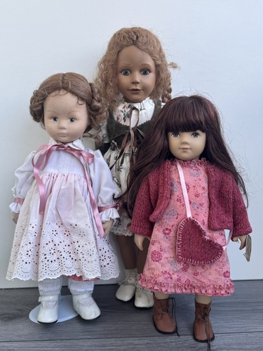 Lot Of 3 Dolls Schildkrot, Kathe Kruse, Glorex - Picture 2 of 15