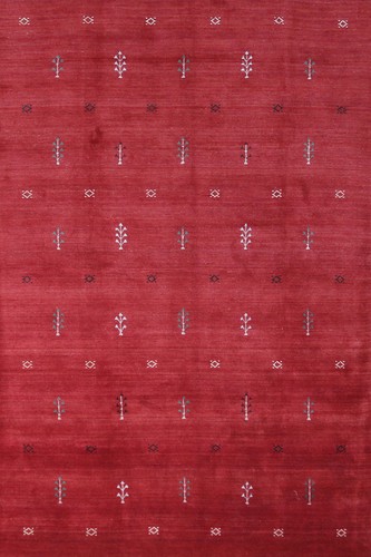 Alfombra india Tribal Gabbeh 7x10 pies alfombra de lana hecha a mano para sala de estar - Imagen 1 de 19