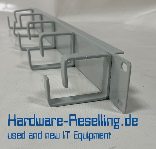 Allnet 19 " Kabelführungspanel 1U Metallo Con 5 Ferretto Conf. Orig. - Afbeelding 1 van 4