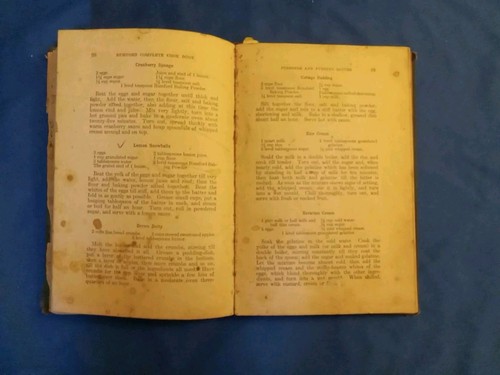 Vintage 1918 Rumford Complete Cookbook Wallace Lily Haxworth with Recipes - Imagen 6 de 10