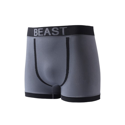 3 Pk BEAST Novelty Boxer Shorts Underwear Seamless Briefs Trunks Pants - Picture 3 of 6