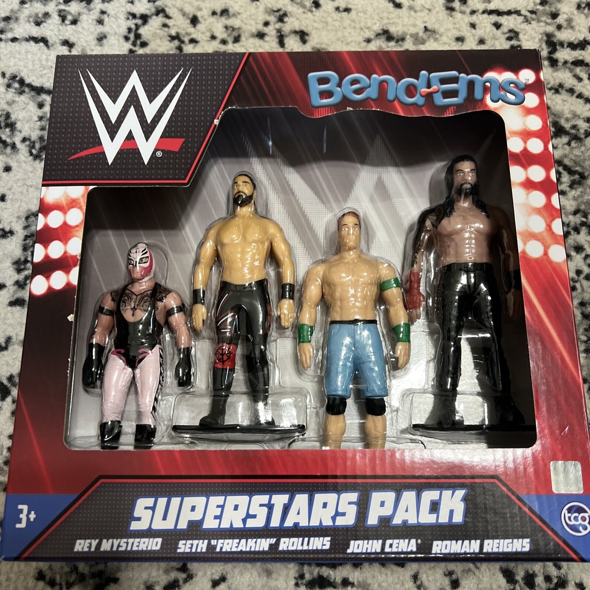 WWERetroActionFigure 4PackBundleHMC57と58 WWE Official Retro