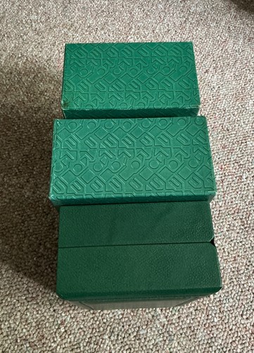 Raro Auténtico 68258 68278 Limitado Cuero Verde Reloj Caja Caja 53.00.08 - Imagen 11 de 11