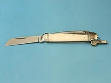 ROUGH RYDER RR577 Marlin Spike White smooth bone pocket knife 4 1/2" closed NEW!