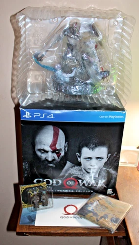 God of War Collector's Edition (PlayStation 4 PS4, 2018) Box & Extras - NO GAME
