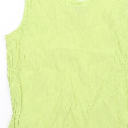 Anna Morelle Womens Green Viscose Blend Tank Size 14 - Picture 9 of 10