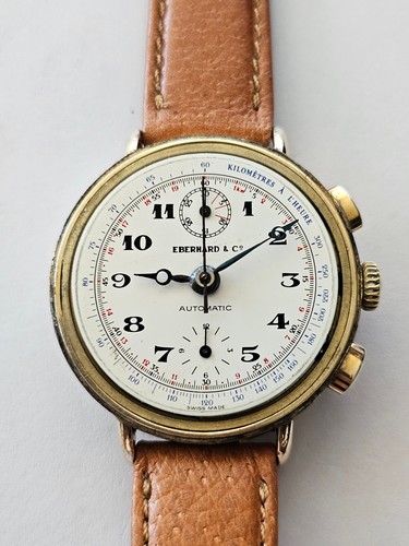 Eberhard- " Replica'' -silber 0,925 Vermeil-Crono AUTOMATICO-REF.36007-VALJOUX - Bild 18 von 24