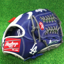 Rawlings Baseball Glove All positions RHT 11.75 HYPER TECH MLB TEAM Dodgers