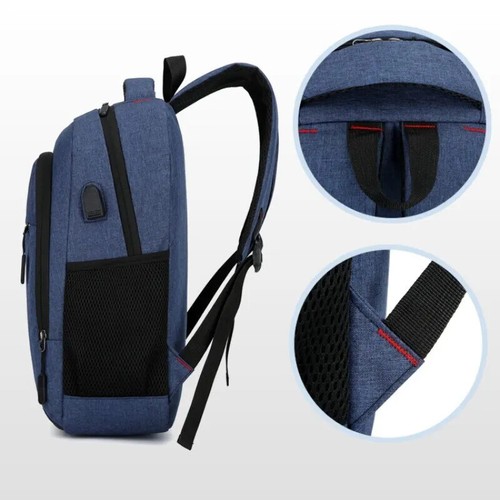 Mochila para Hombres Gran Capacidad Moda Simple Viaje Mujer Estudiante Bolso para Computadora - Imagen 16 de 28