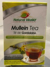 New Mullein Filtered Tea Gordolobo Filtrado Te Hecho en Mexico 25 bags bolsas