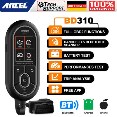 2025 ANCEL BD310 Bluetooth OBD2 Diagnosegerät Fehler Auslesegerät Codeleser DE