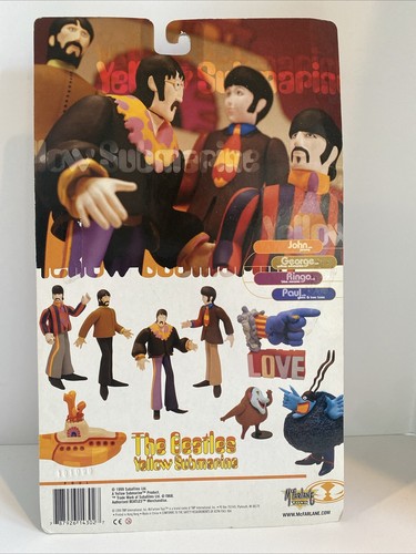 1999 McFarlane 7 inch Beatles Yellow Submarine Paul McCartney with Love Glove  - Picture 5 of 11