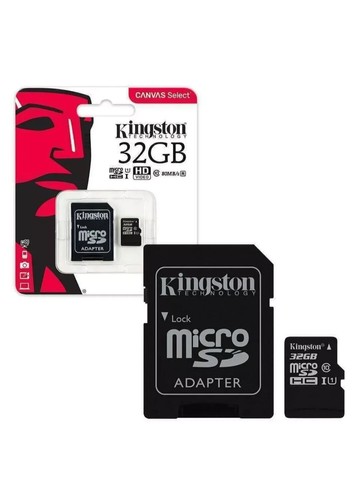 Kingston 32GB microSDHC Canvas Select Plus 100MB/s Lesen A1 Class10 UHS-I Speicher - Bild 1 von 5
