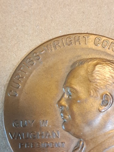 Seltene Medaille "Curtiss-Wright Corporation" von 1935 - Bild 7 von 24