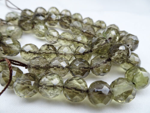 15 1/2" Strand Natural Smoky Quartz 7-7.25mm Faceted Round Stone Beads A63 DNG