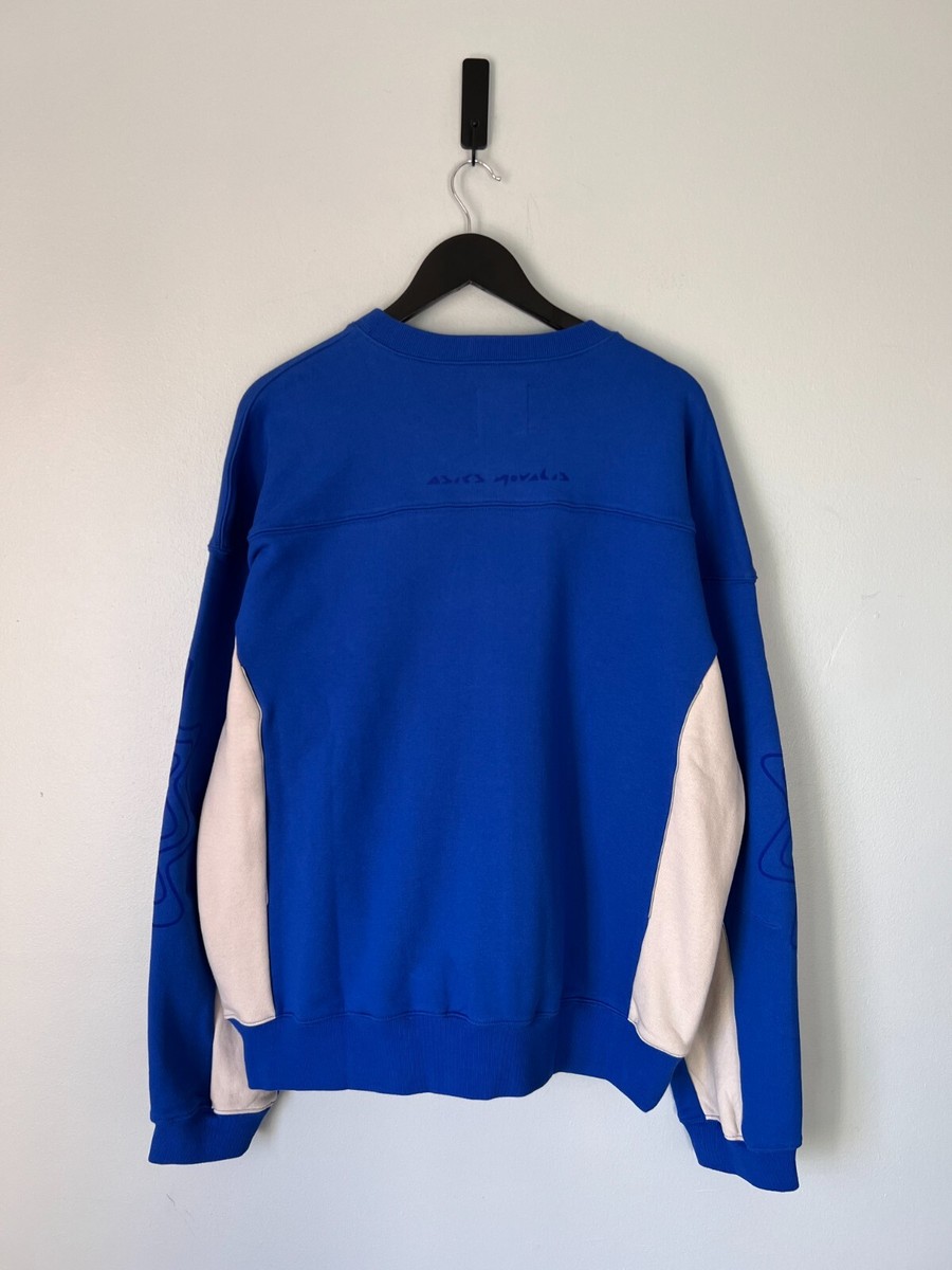 Asics Novalis Bixance Sweatshirt - Size Large - Blue - Kiko