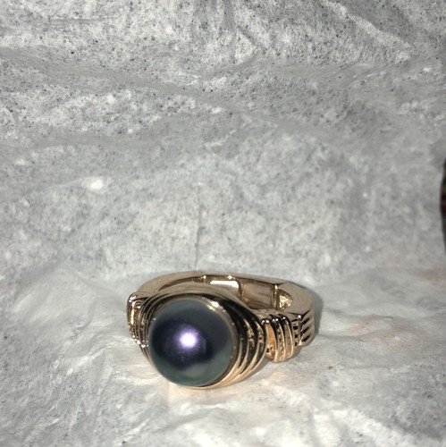 Doppelstrang Y Pflaumenpfau 18 Zoll/36 volle Länge Halskette und passender Ring - Bild 5 von 7