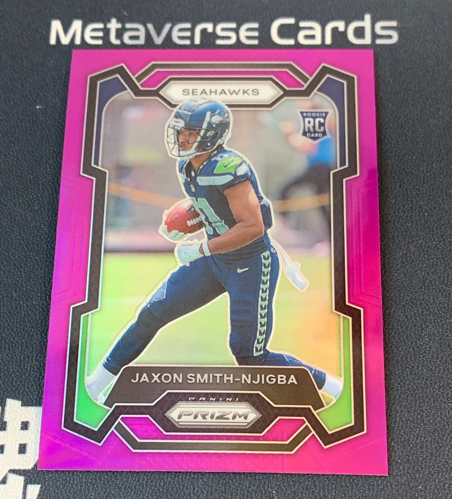 2023 Panini Prizm Rookie Base Purple Prizm #390 RC Jaxon Smith-Njigba 099/125