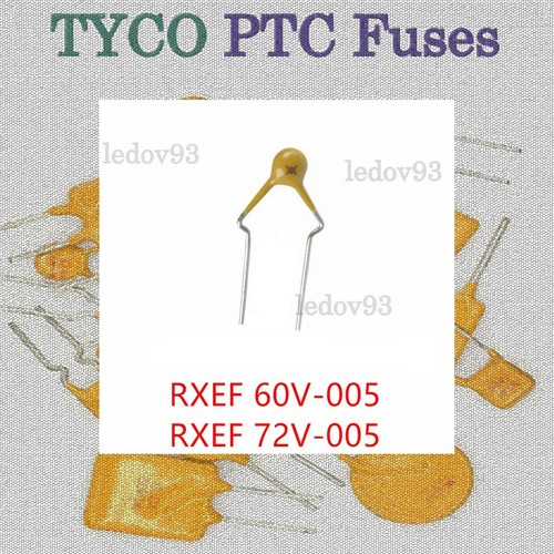 Fusible reajustable PTC Polyfuse TYCO automático auto recuperación protección contra sobrecorriente - Imagen 12 de 33