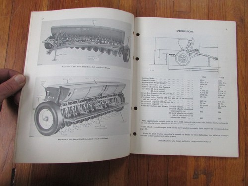 John Deere B-B Drill operators manual B 206 B B 246 B - Picture 5 of 5