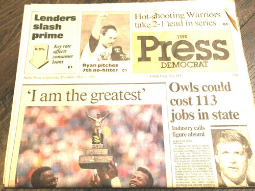 (Pick) Newspaper 49ers Giants A's (1989 Battle Bay Henderson Record Bonds WS) - Picture 9 of 37