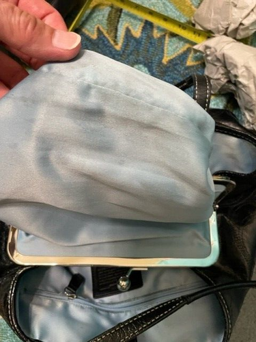 GRANDE BORSA COACH VINTAGE IN PELLE 2 MANICI SUPERIORI GRANDI SCOMPARTI E TASCHE - Foto 12 di 13