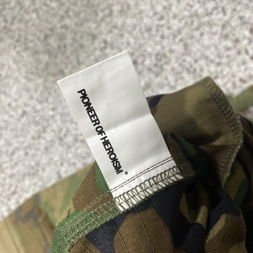 Pantalones camuflados cargo pierna ancha K-pop ropa de calle coreana Pioneer Of Heroism XL $230 - Imagen 9 de 12