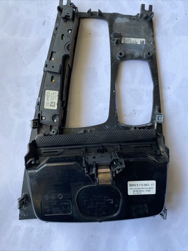 09 13 BMW 7 Series CENTER CONSOLE  Cup Holder 9113863-17bs7 - Picture 3 of 7
