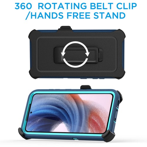For Samsung Galaxy S23 Ultra/S21/S23+ Shockproof Case +Belt Clip +Screen Protect - Picture 15 of 21