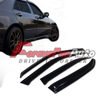 Window Visor Shade//Vent Wind//Rain Deflector Fit Honda Civic 4 Dr 1996-2000 1999