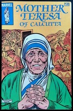 MOTHER TERESA OF CALCUTTA #1 ~ VF 1984 MARVEL COMICS ~ TARTAGLIONE COVER & ART