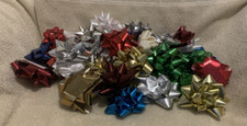 46 Pc Lot 2 Gift Ribbon Bows - Assorted Colors  Sizes - NEW