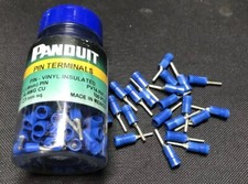 Panduit PV14-P47 Pin Terminal Vinyl Insulated 16-14 AWG - PV14-P47-C - 100 Pack