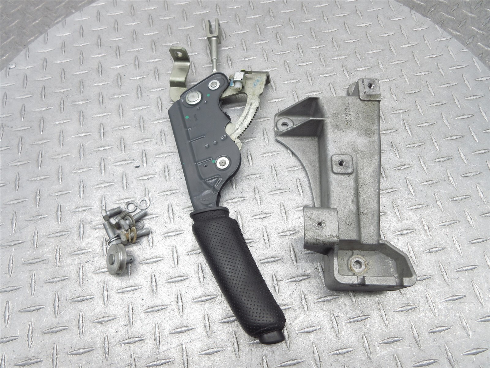 2008 Ferrari F430 Spider Emergency Parking Hand Brake Handle Lever Bracket Lot
