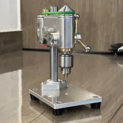 Mini trapano da banco pressa di precisione CNC fresatrice da tavolo trapano portatile NUOVO - Foto 3 di 17